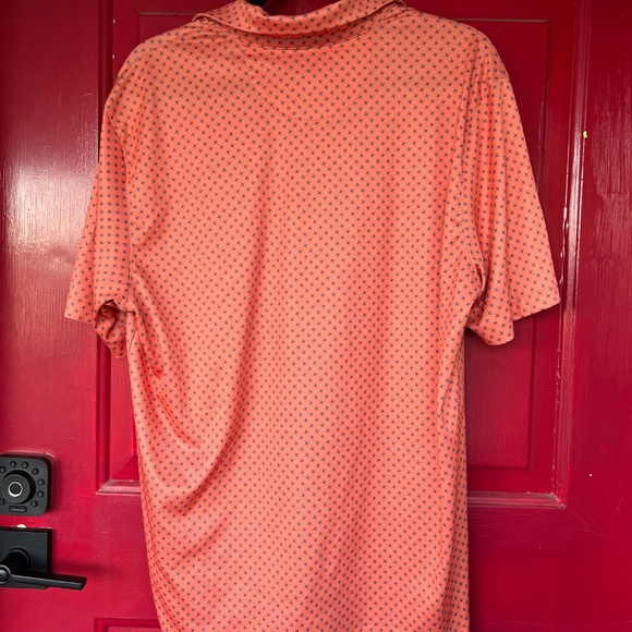 Greg Norman Orange Large Short Sleeve Polo Golf Shirt - Picture 3 of 8